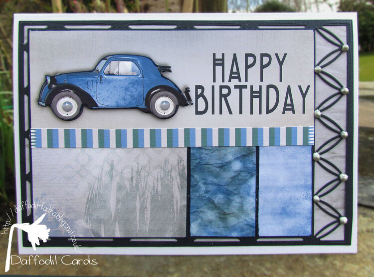 Car birthday card