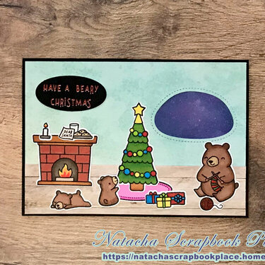 Card &quot;Christmas Dreams&quot; and &quot; Den sweet den&quot; from Lawn Fawn