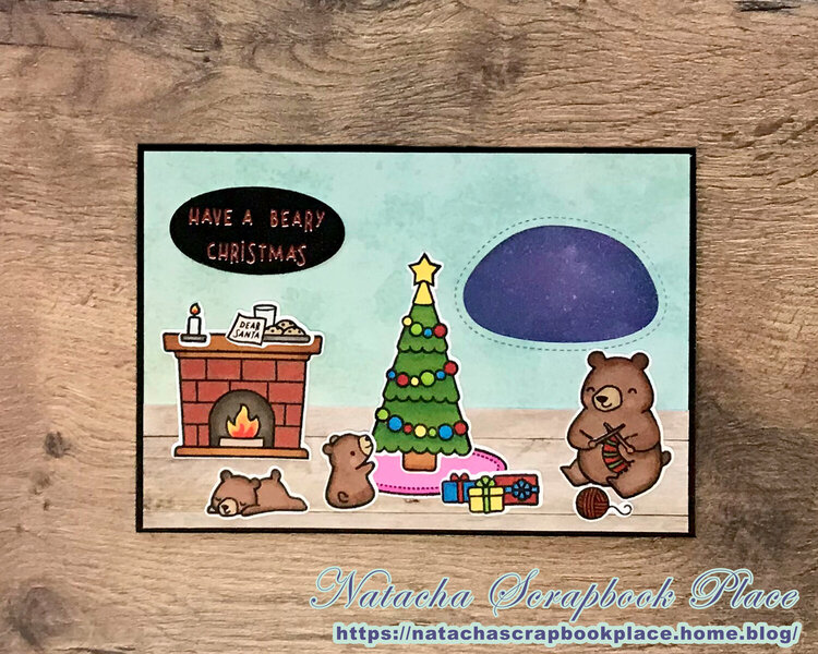 Card &quot;Christmas Dreams&quot; and &quot; Den sweet den&quot; from Lawn Fawn