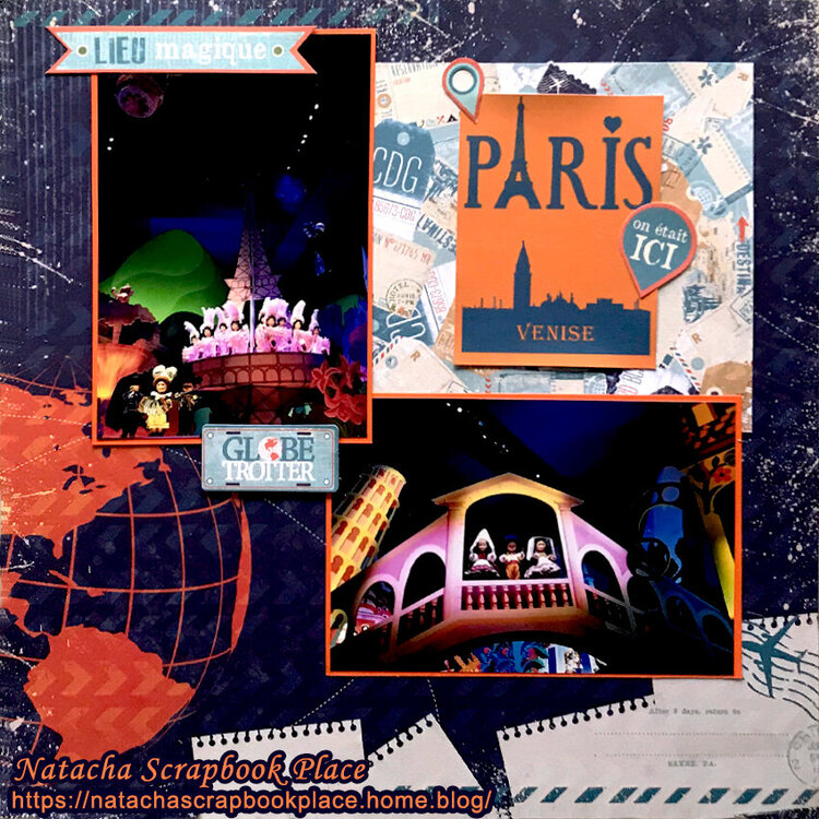 Attraction  Its a Small World , Paris, Venise ; Disneyland Paris  Globe Trotter collection de Toga