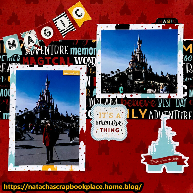Devant le chteau de Disneyland Paris  In front of the Castle of Disneyland Paris  Magical Adventure from Echo Park
