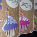Birthday cupcake card