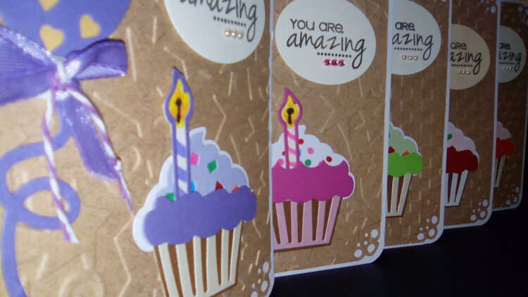 Birthday cupcake card