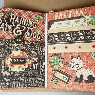 Raining Cats and Dogs mini album page 9 & 10