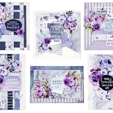 Amethyst Collection Cards