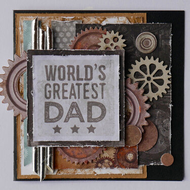 Worlds Greatest Dad Card
