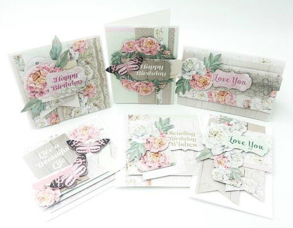 Peaceful Peonies Collection Cards