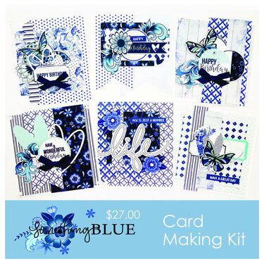 Something Blue Card Kit