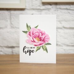 Layered Flower Card With Altenew Stamps