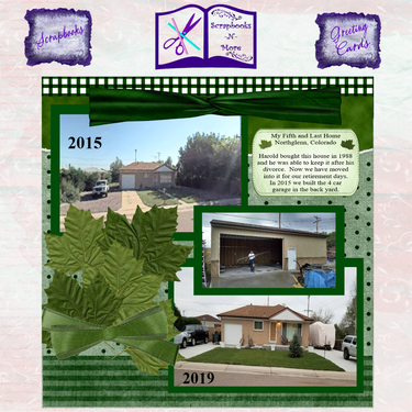 Homes Scrapbook Page 7