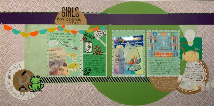 Girls Can Science Too - from my childhood