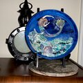 Mermaid Plate (upcycled project)