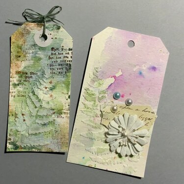 Mini scrap tags - looking for my mojo