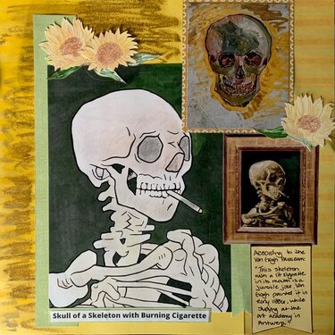 Van Gogh Skull