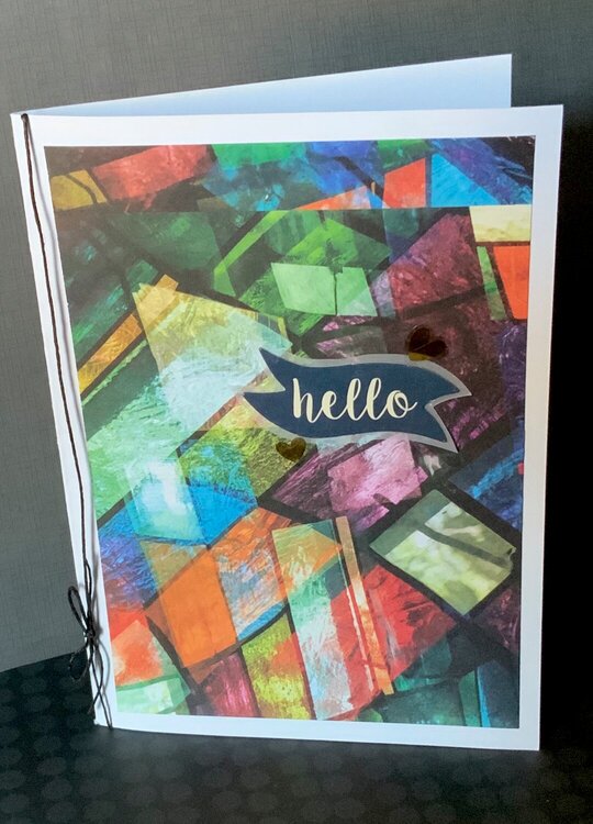 Hello - Stained Glass