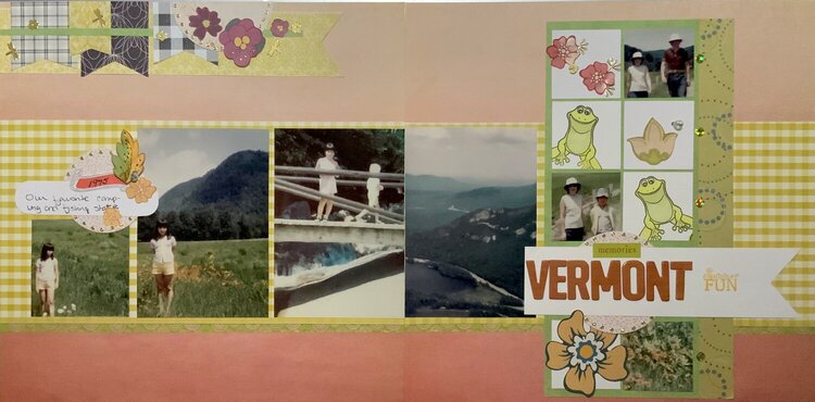 Vermont Summer 1975 - 2 page sketch