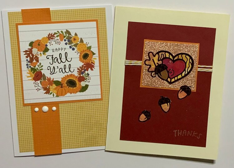 Couple of Fall Cards