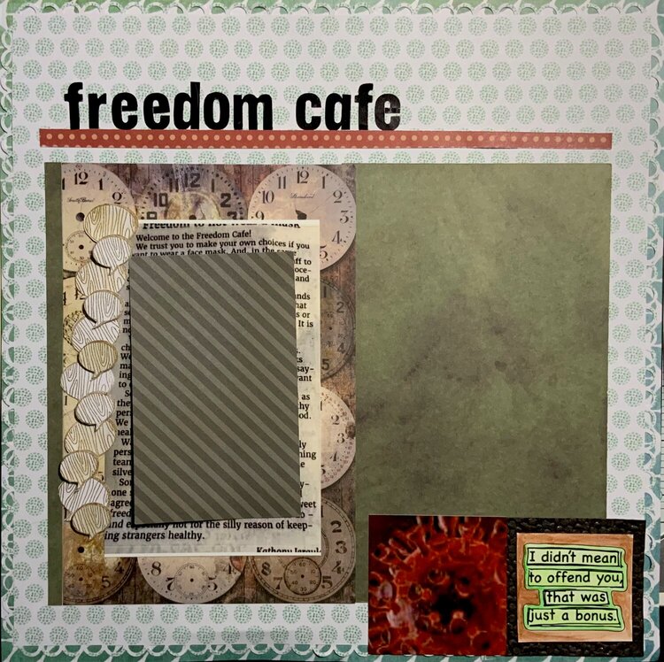 Freedom Cafe - freedom to choose