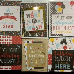 Magical Birthday cards - 6