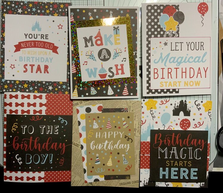 Magical Birthday cards - 6