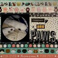 Happiness Has Paws - a washi layout