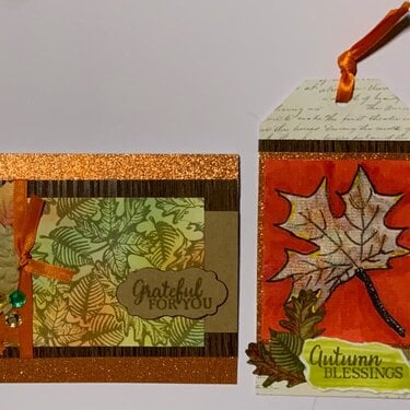 Autumn Card and Tag