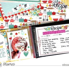 Cookie Recipe Mini Album