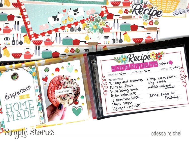 Cookie Recipe Mini Album