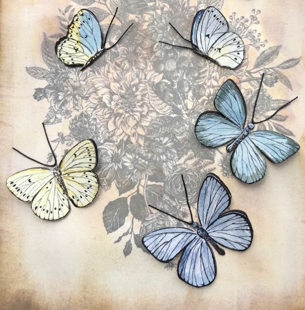 Butterfly Vintage Print