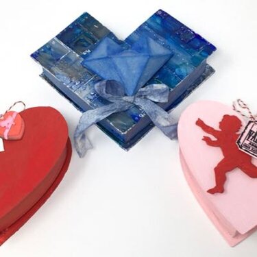 DIY Valentine Candy Boxes to make