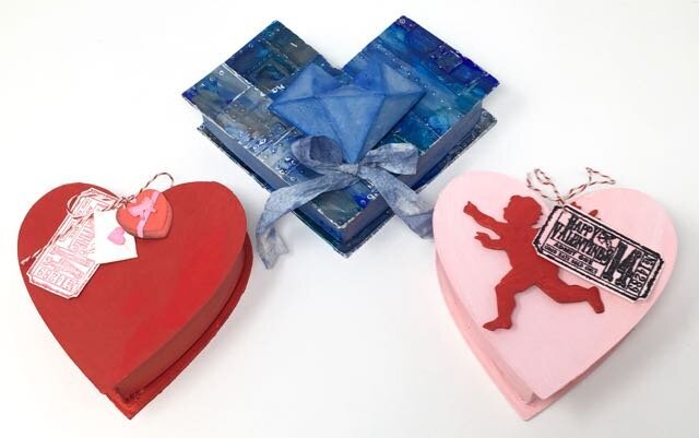 DIY Valentine Candy Boxes to make
