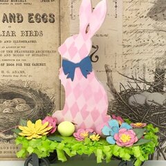 Easter Bunny Pull Toy Decoration