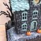 Stone-stenciled Halloween House