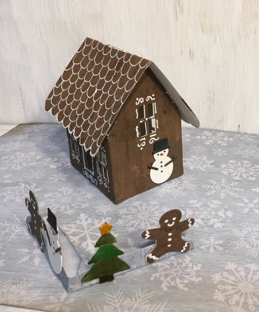 Gingerbread House Pop-Up Card