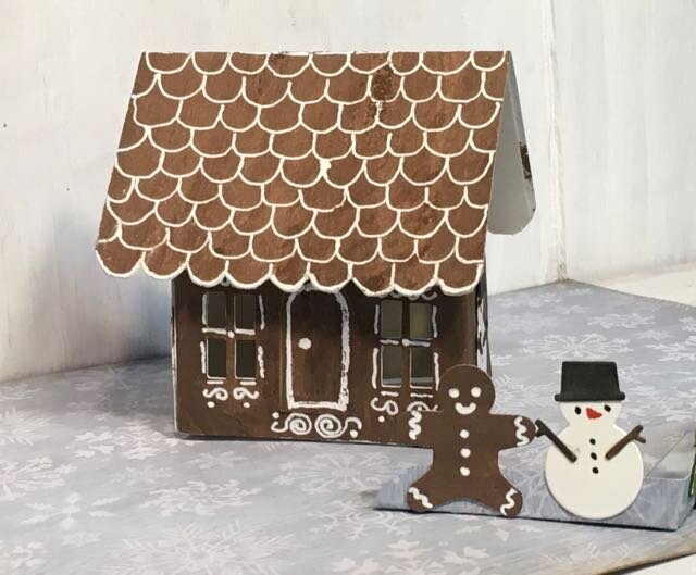 Gingerbread House Pop-Up Card