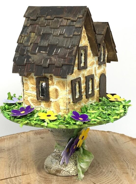 Miniature Irish Stone Cottage