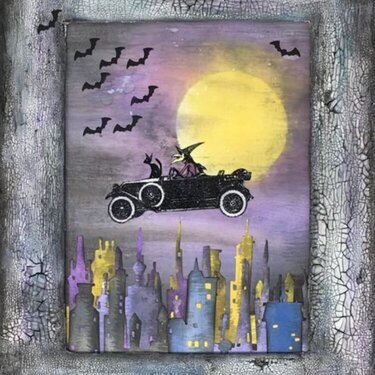The Witch Drives Again Wall Hanging