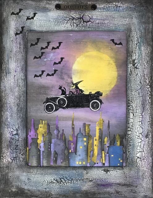 The Witch Drives Again Wall Hanging