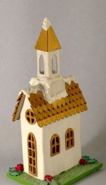 Tim Holtz Village Brownstone as a Church