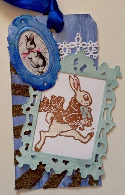 Tim Tag with Ornate Frame 2