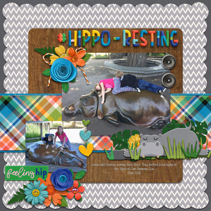 hippo - resting