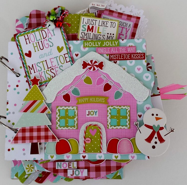 Holiday Hugs Mini Chipboard Album Kit