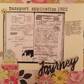 Passport Application 1922