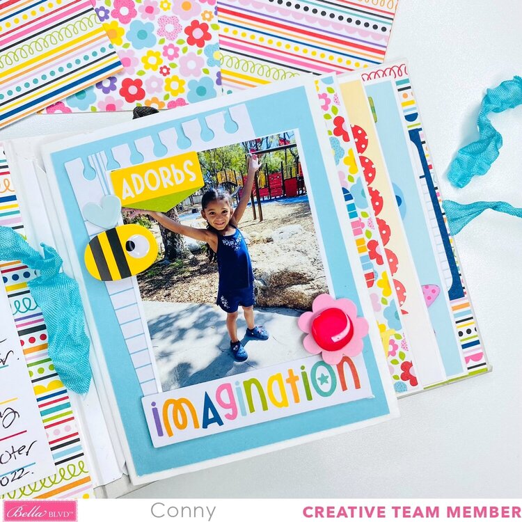 I Love to Play with Tots 2.0 Mini album with Bella Blvd 