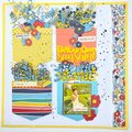 Be Your Own Sunshine 12x12 Layout! 