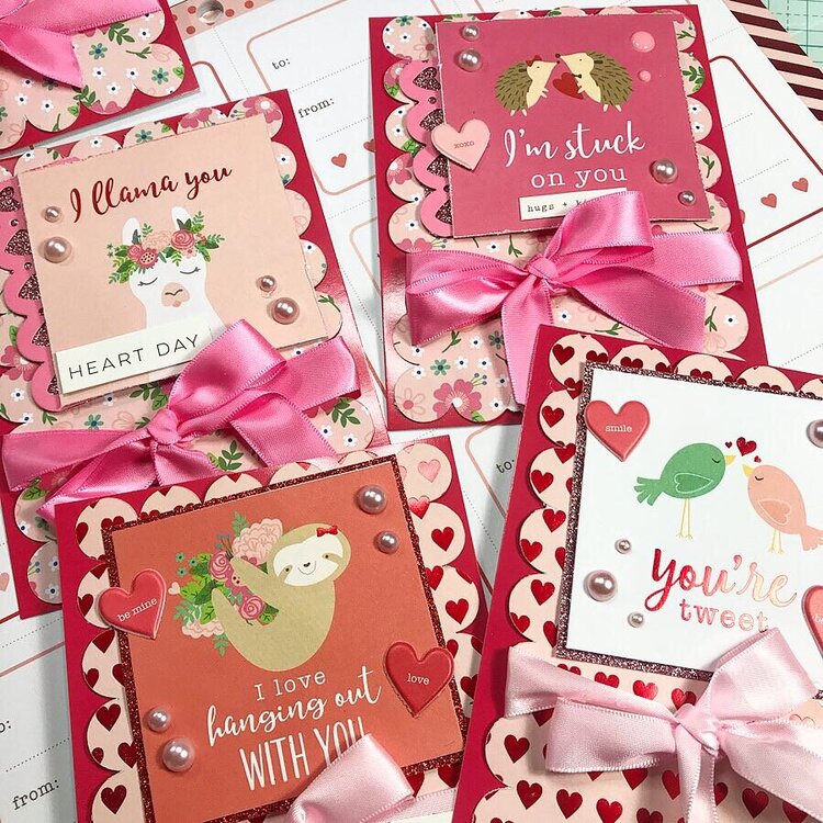 Blank Flat Valentines Cards!
