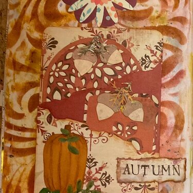 Autumn journal page