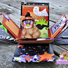 Tear Bear Explosion Box Scrapbook Album