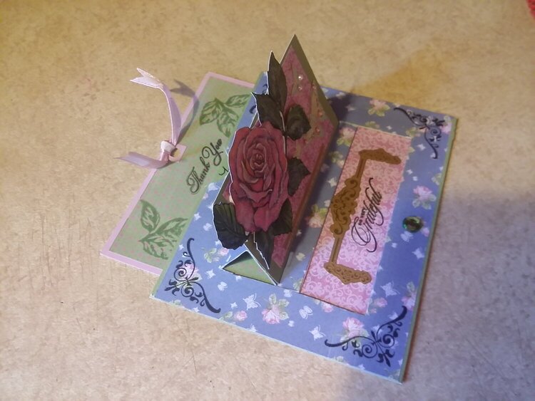 pop up card,side view