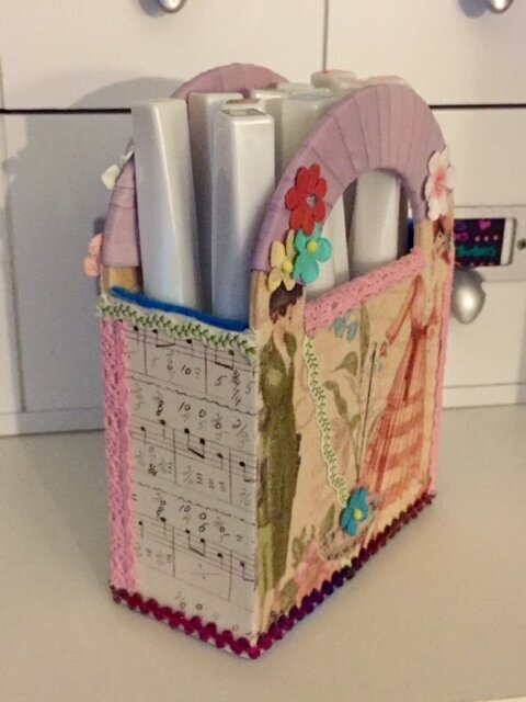 A Ladies Diary Pen Holder